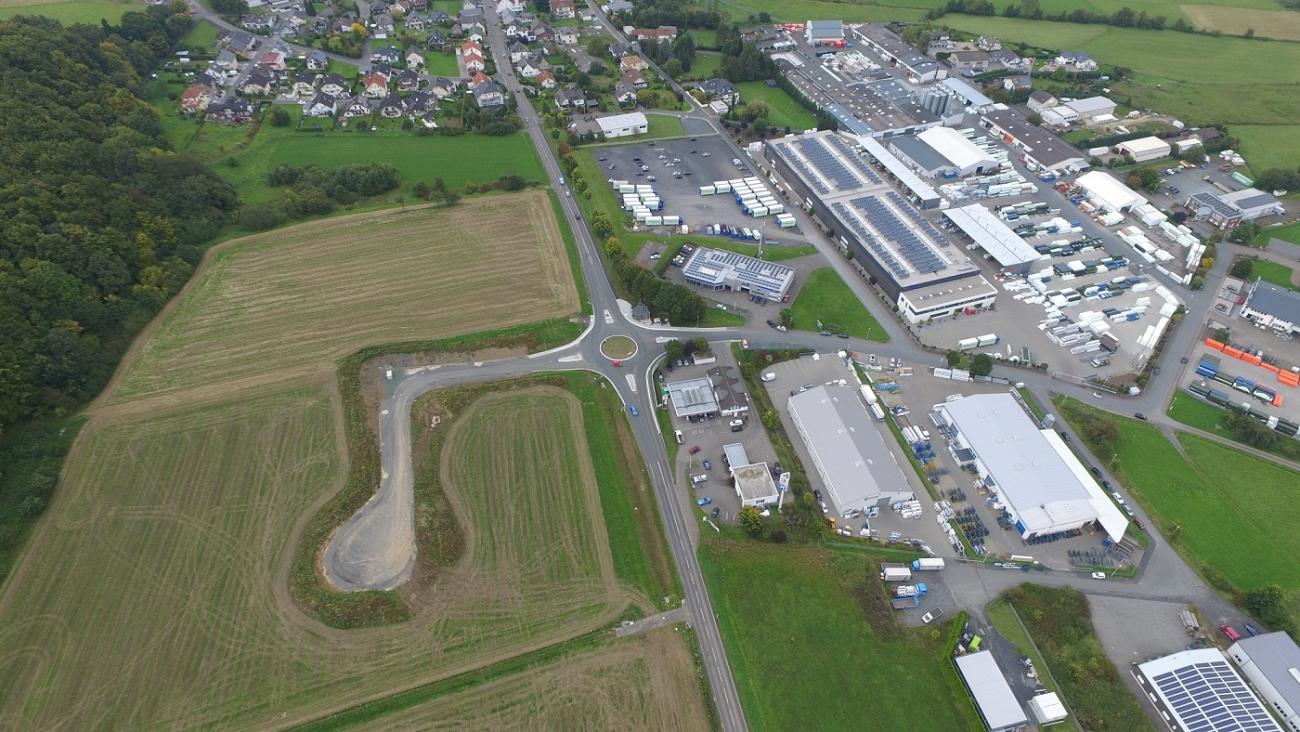 Gewerbegebiet, Industriegebiet: Gewerbezentrum Westerwaldstraße (Commercial industrial area)