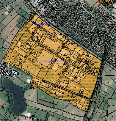 Gewerbegebiet, Industriegebiet: Gewerbegebiet Auerbach-Süd (Lohe) (Commercial industrial area)