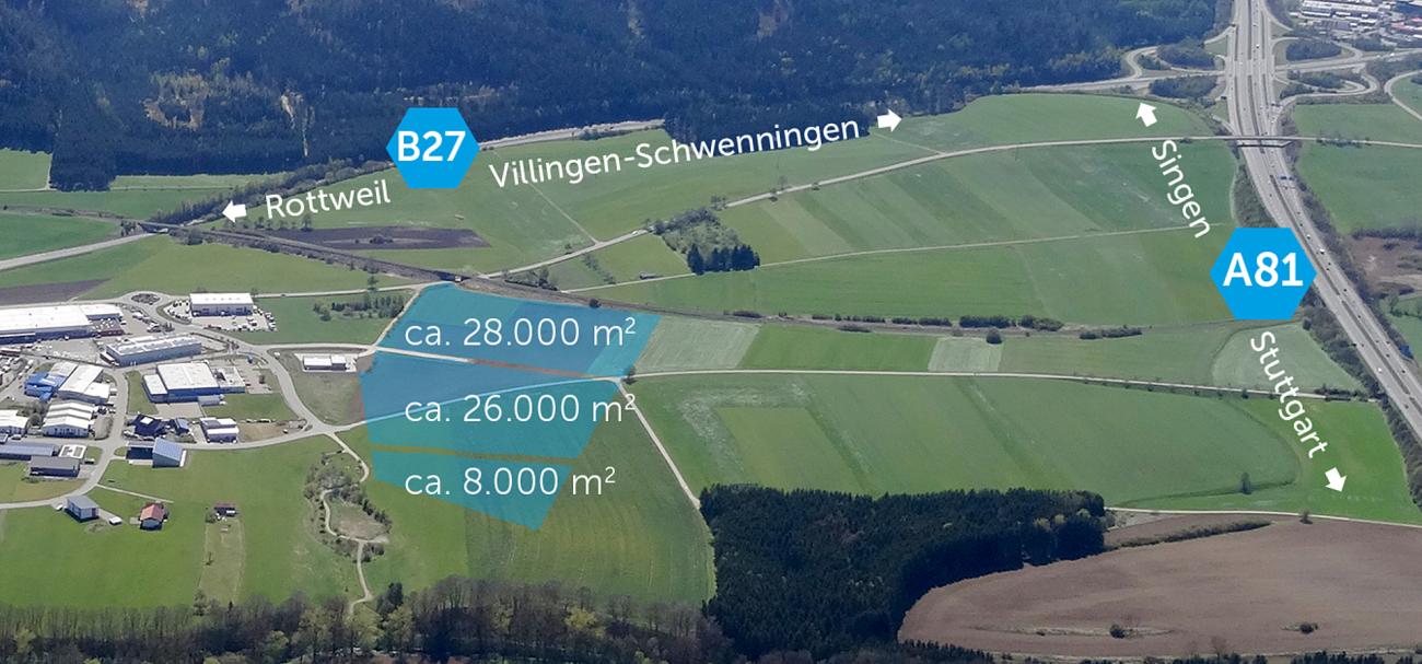 Gewerbegebiet, Industriegebiet: Deißlingen Breite (Commercial industrial area)