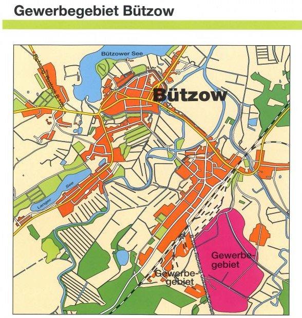 Gewerbegebiet, Industriegebiet: Tarnower Chaussee (Commercial industrial area)