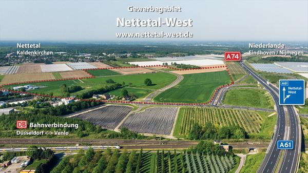 Gewerbegebiet, Industriegebiet: Gewerbepark Nettetal-West (Commercial industrial area)