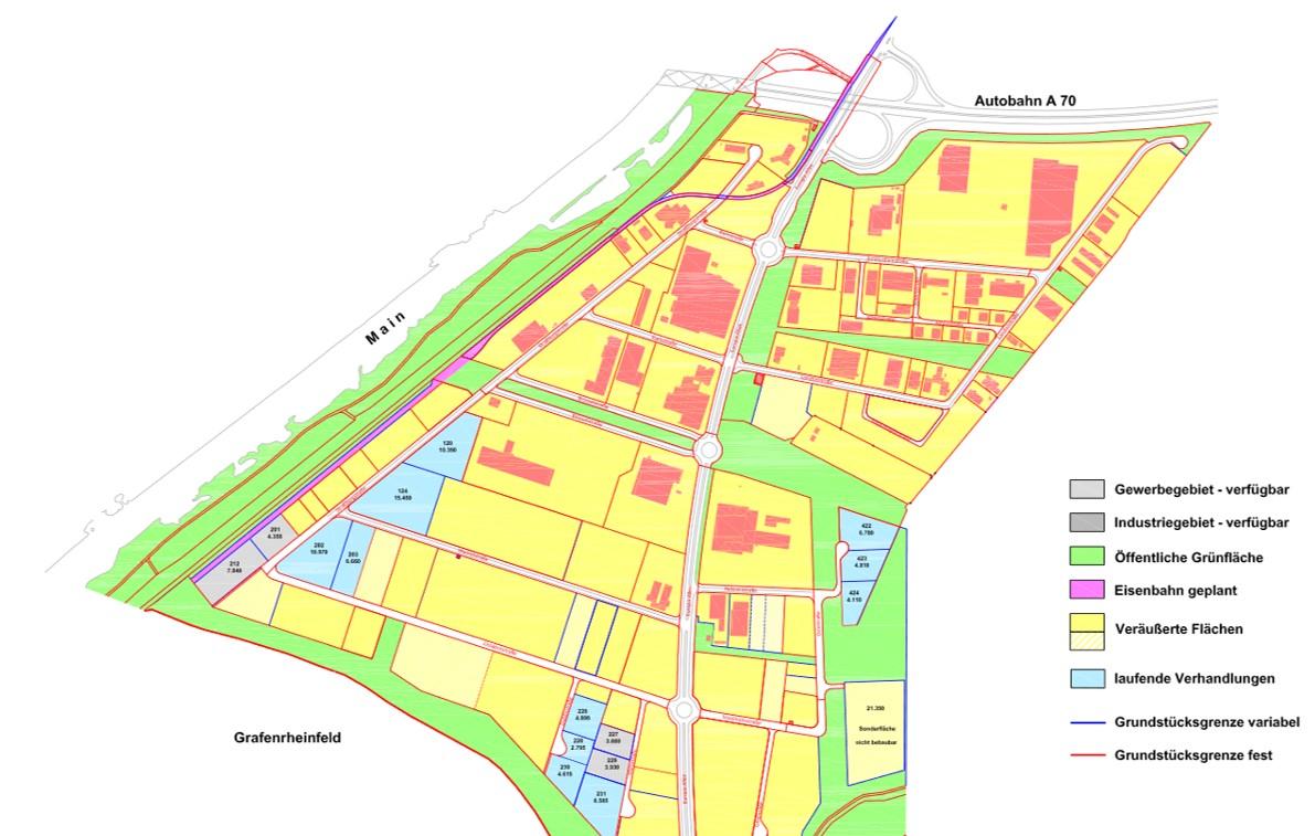 Gewerbegebiet, Industriegebiet: Industrie- und Gewerbepark Maintal (Commercial industrial area)