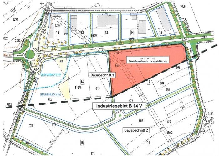 Gewerbegebiet, Industriegebiet: Industriegebiet Geiselhöring-Oberfeld (Commercial industrial area)