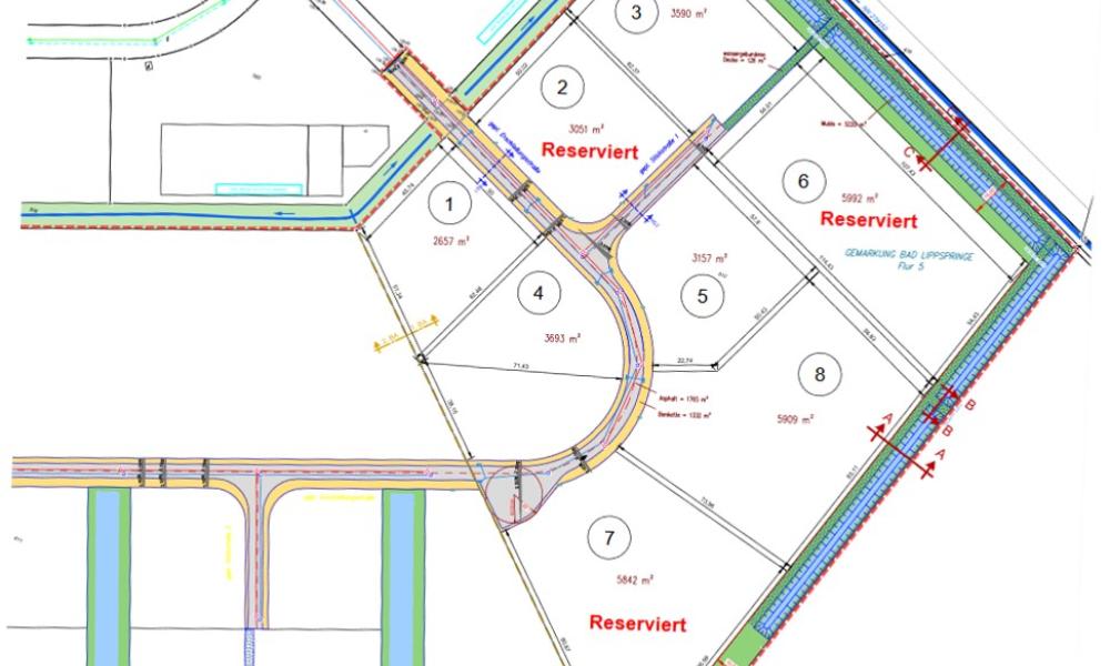 Gewerbegebiet, Industriegebiet: Erweiterung Gewerbepark Pfingstuhlweg - Hohe Kamp (Commercial industrial area)