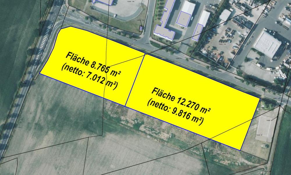 Gewerbegebiet, Industriegebiet: Industriegebiet Trebsen Pauschwitz (Commercial industrial area)