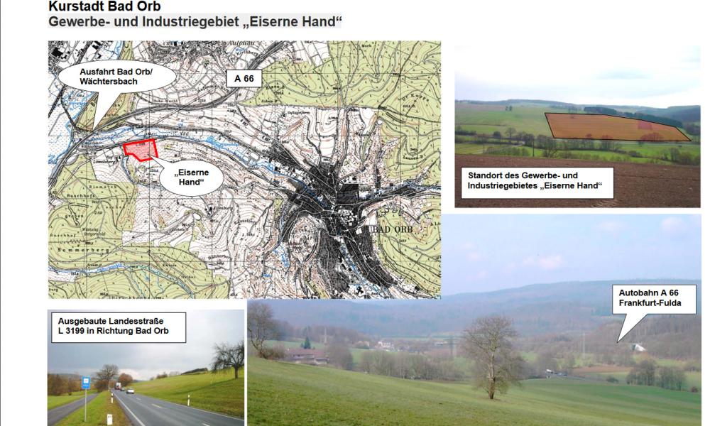 Gewerbegebiet, Industriegebiet: Gewerbe- und Industriegebiet „Eiserne Hand“ (Commercial industrial area)