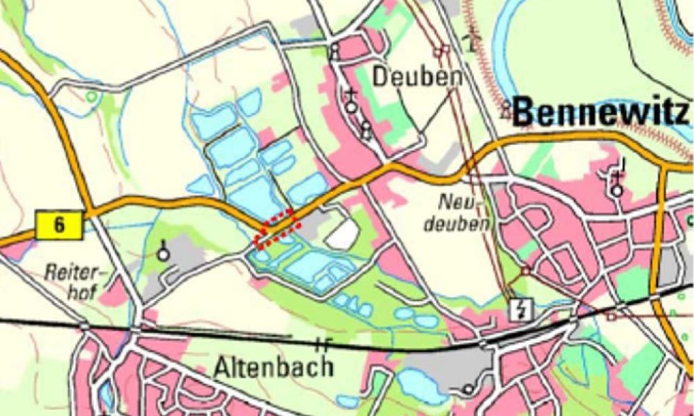 Gewerbegebiet, Industriegebiet: Gewerbegebiet An der B6 - In Deuben (Commercial industrial area)