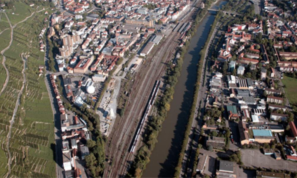 Gewerbegebiet, Industriegebiet: Gewerbegebiet Pliensauvorstadt (Commercial industrial area)