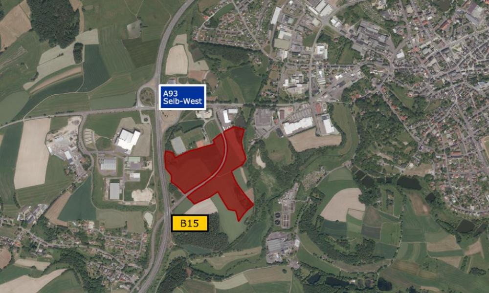 Gewerbegebiet, Industriegebiet: Selb – West II (Commercial industrial area)