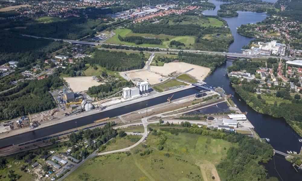 Gewerbegebiet, Industriegebiet: Hafen Königs Wusterhausen / Wildau (Commercial industrial area)