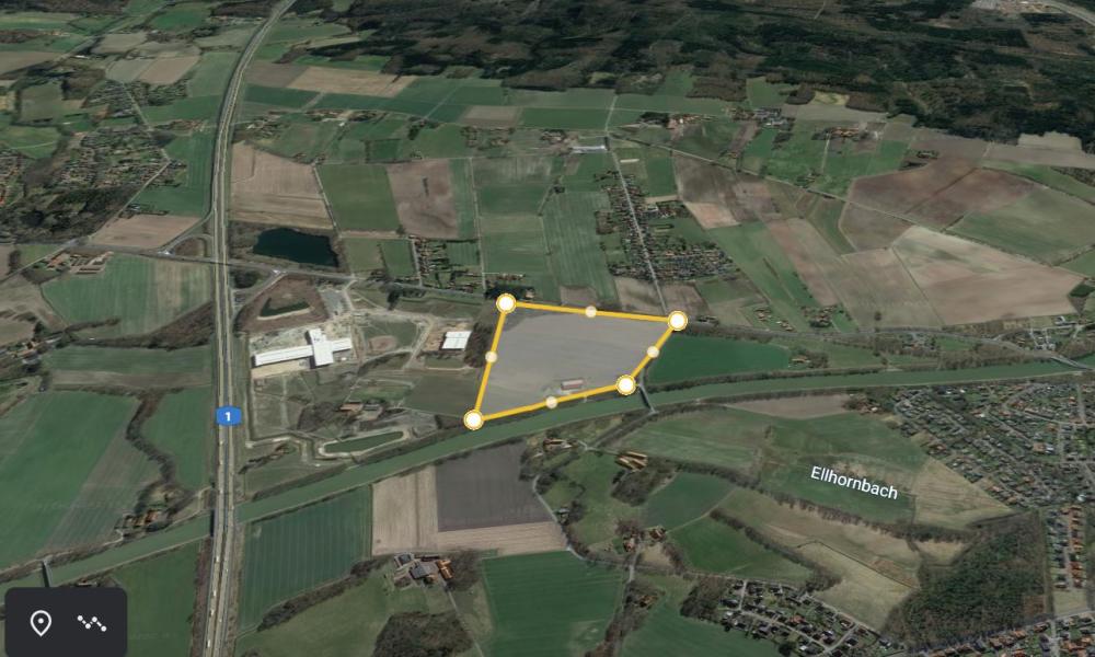Gewerbegebiet, Industriegebiet: Industrie- und Gewerbegebiet Eiker Esch/A1 (Commercial industrial area)