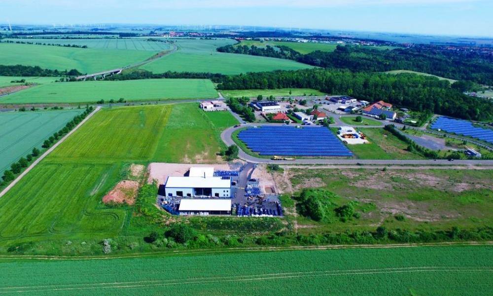Gewerbegebiet, Industriegebiet: Industrie- und Gewerbegebiet Ritteröder Straße (Commercial industrial area)