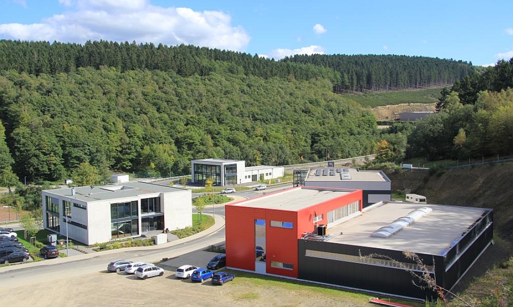 Gewerbegebiet, Industriegebiet: Industrie- und Gewerbepark Oberes Leimbachtal/Martinshardt (Commercial industrial area)