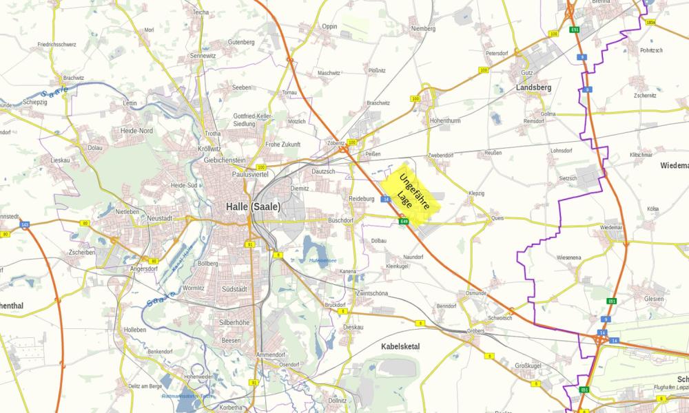Gewerbegebiet, Industriegebiet: Industriegebiet Star Park Halle A 14 (Commercial industrial area)
