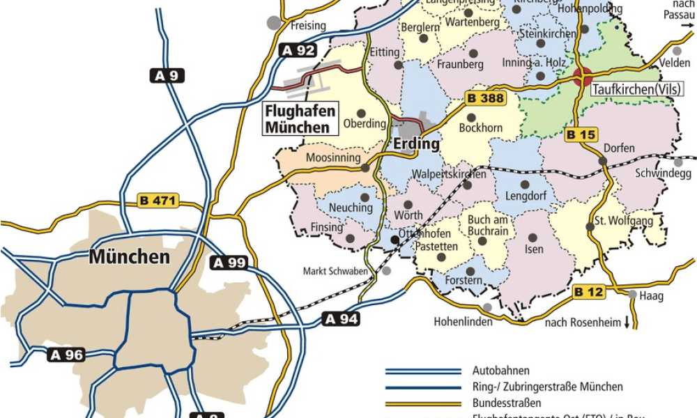 Gewerbegebiet, Industriegebiet: Gewerbegebiet „Roßmais“ (Commercial industrial area)