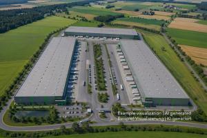 Logistikpark nördlilch von Berlin, Logistics park northern of Berlin