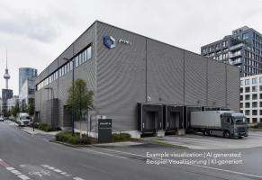Lagerhalle in Berlin-Spandau, Warehouse in Berlin-Spandau