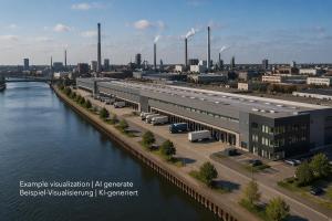 Logistikimmobilie in Oberhausen-West, Warehouse in Oberhausen West