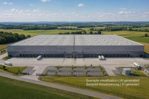 Logistikimmobilie südöstlich von Kassel, Warehouse south-east of Kassel