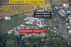 Gewerbegebiet, Industriegebiet: Am Krozinger Weg (Commercial industrial area)